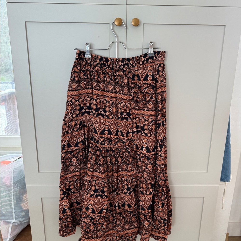 Free People Multicolor Maxi Skirt